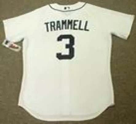 ALAN TRAMMELL Detroit Tigers Majestic Athletic AUTHENTIC Baseball Jersey 