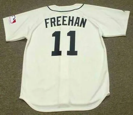 BILL FREEHAN Detroit Tigers 1969 Home Majestic Throwback Baseball Jersey 