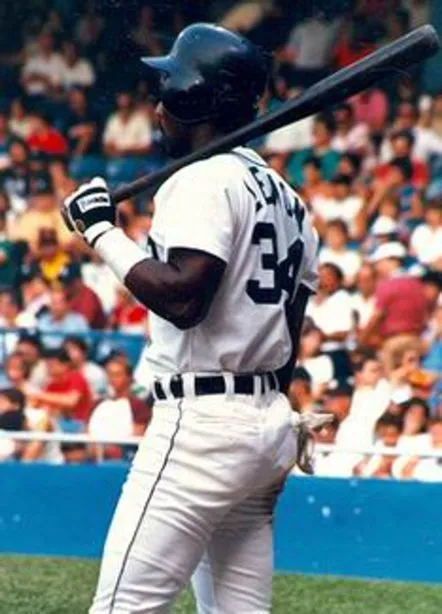 CHET LEMON Detroit Tigers 1984 Home Majestic Throwback Baseball Jersey 