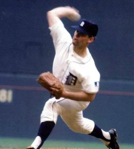 DENNY McLAIN Detroit Tigers 1969 Home Majestic Throwback Baseball Jersey 