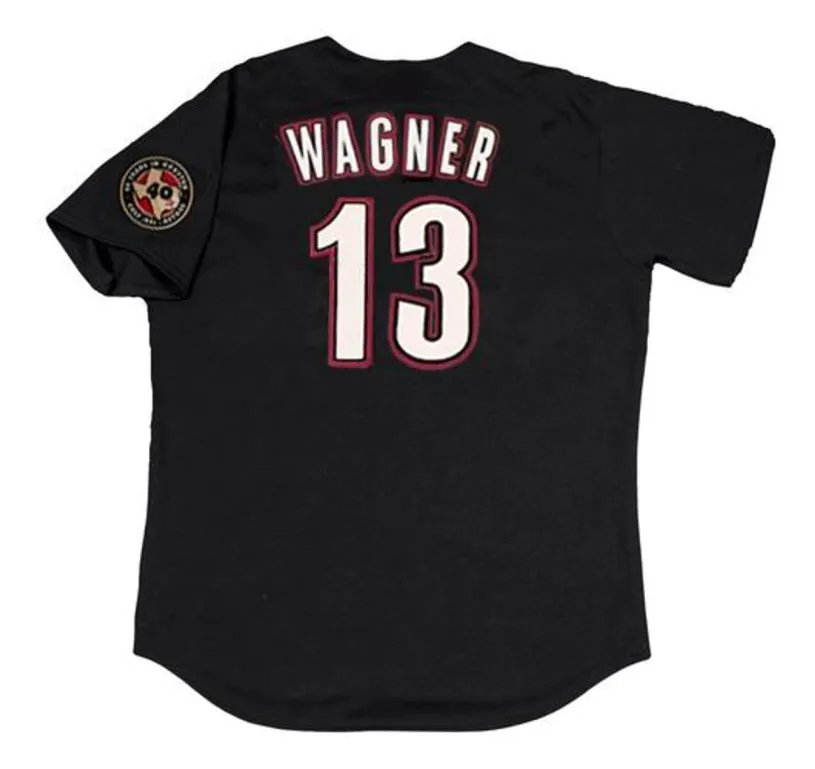 BILLY WAGNER Houston Astros 2001 Alternate Majestic Baseball Throwback Jersey 