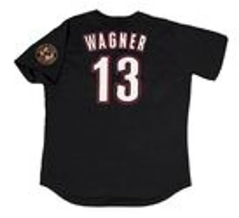 BILLY WAGNER Houston Astros 2001 Alternate Majestic Baseball Throwback Jersey 