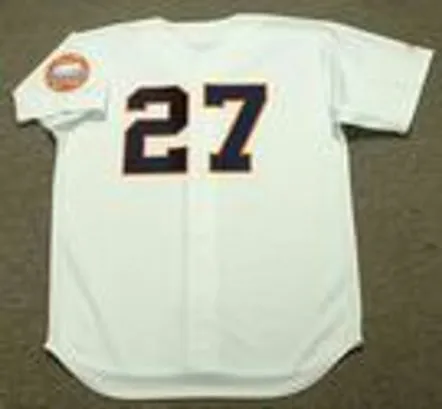 BOB WATSON Houston Astros 1960’s Home Majestic Baseball Throwback Jersey 
