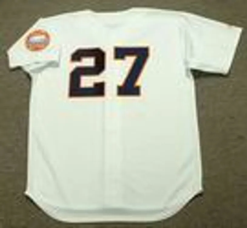 BOB WATSON Houston Astros 1960’s Home Majestic Baseball Throwback Jersey 