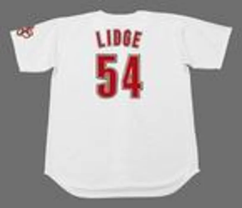 BRAD LIDGE Houston Astros 2005 Home Majestic Baseball Throwback Jersey 