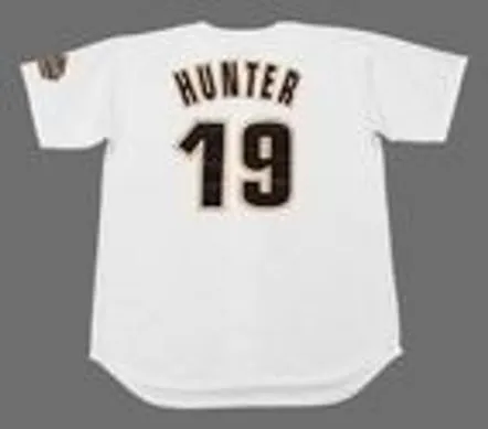BRIAN HUNTER Houston Astros 1994 Home Majestic Baseball Throwback Jersey 