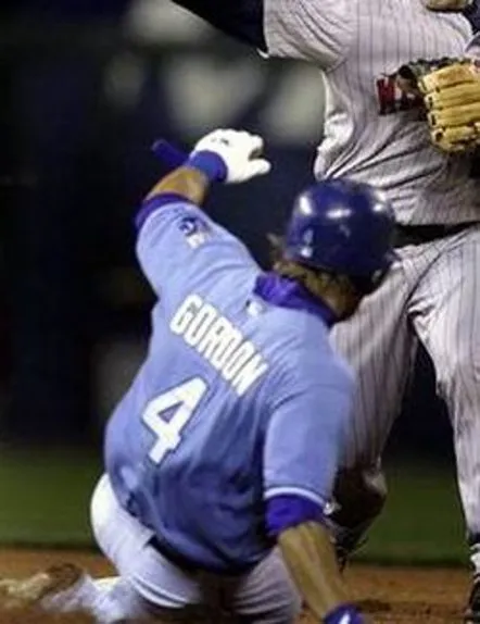 ALEX GORDON Kansas City Royals 2010 Authentic Majestic Alternate Throwback Baseball Jersey 