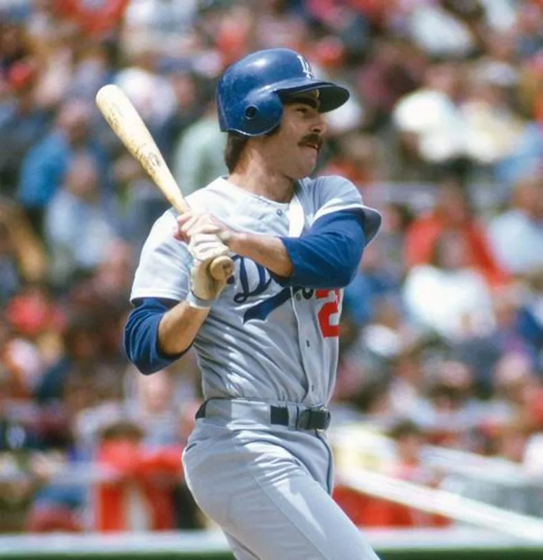 BILL BUCKNER Los Angeles Dodgers 1972 Away Majestic Throwback Baseball Jersey 