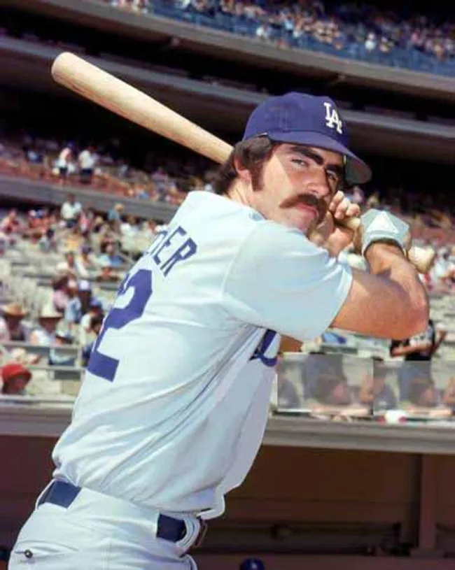BILL BUCKNER Los Angeles Dodgers 1972 Away Majestic Throwback Baseball Jersey 