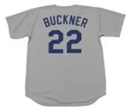 BILL BUCKNER Los Angeles Dodgers 1972 Away Majestic Throwback Baseball Jersey 
