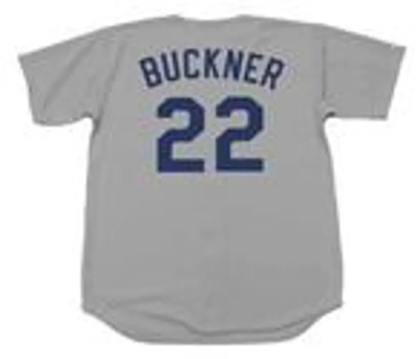 BILL BUCKNER Los Angeles Dodgers 1972 Away Majestic Throwback Baseball Jersey 