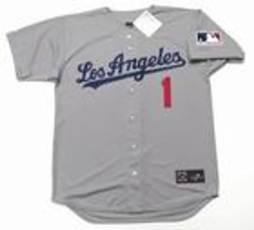 BILLY GRABARKEWITZ Los Angeles Dodgers 1969 Away Majestic Baseball Throwback Jersey 