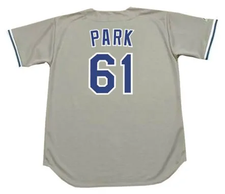 CHAN HO PARK Los Angeles Dodgers 1998 Away Majestic Throwback Baseball Jersey 