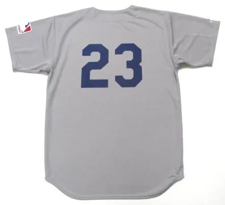CLAUDE OSTEEN Los Angeles Dodgers 1969 Away Majestic Baseball Throwback Jersey 