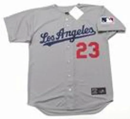 CLAUDE OSTEEN Los Angeles Dodgers 1969 Away Majestic Baseball Throwback Jersey 