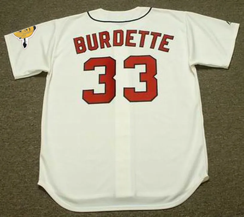 LEW BURDETTE Milwaukee Braves 1960’s Majestic Cooperstown Baseball Jersey 