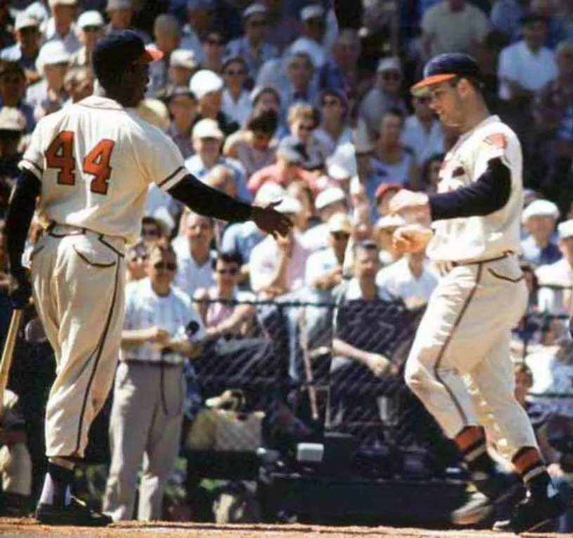 MILWAUKEE BRAVES 1950’s Away Majestic Throwback Jersey Customized “Any Name & Number(s)” 