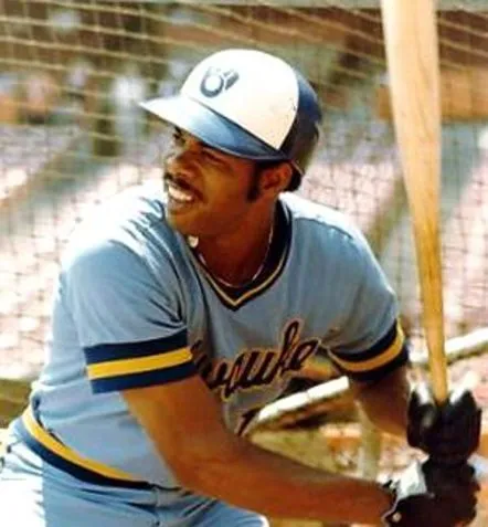CECIL COOPER Milwaukee Brewers 1982 Away Majestic Throwback Baseball Jersey 