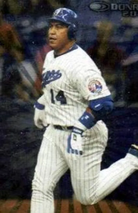 ANDRES GALARRAGA Montreal Expos 2002 Home Majestic Throwback Baseball Jersey 