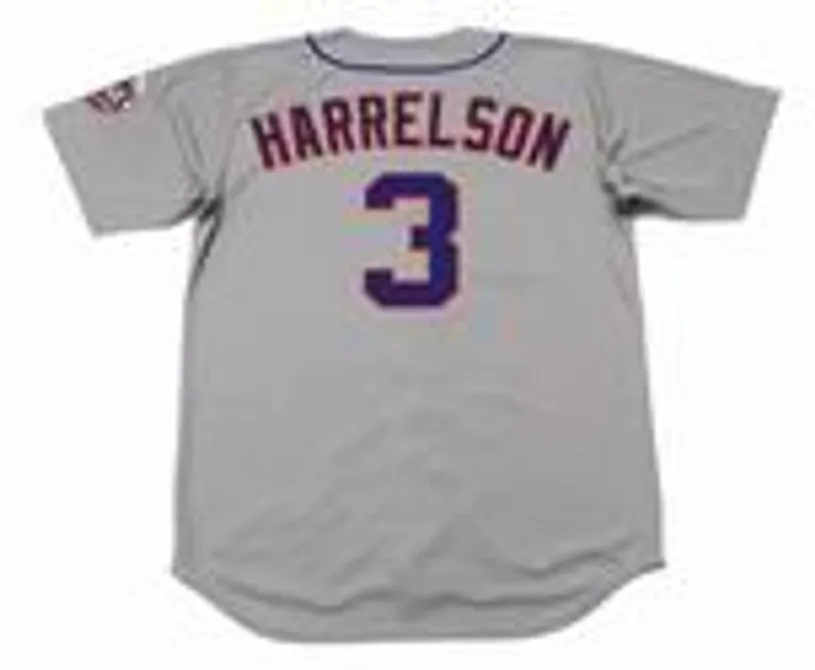 BUD HARRELSON New York Mets 1973 Away Majestic Baseball Throwback Jersey 