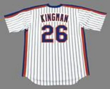 DAVE KINGMAN New York Mets 1983 Majestic Cooperstown Home Baseball Jersey 