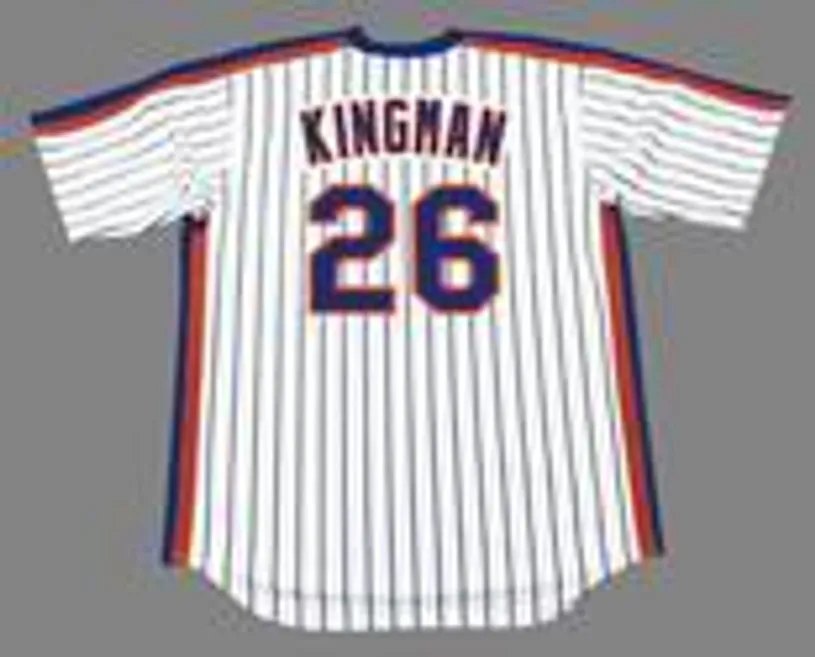 DAVE KINGMAN New York Mets 1983 Majestic Cooperstown Home Baseball Jersey 