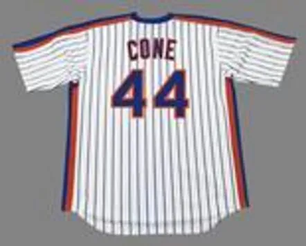 DAVID CONE New York Mets 1987 Majestic Cooperstown Home Baseball Jersey 