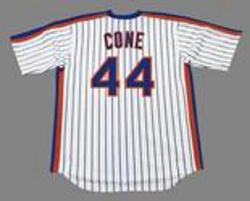 DAVID CONE New York Mets 1987 Majestic Cooperstown Home Baseball Jersey 
