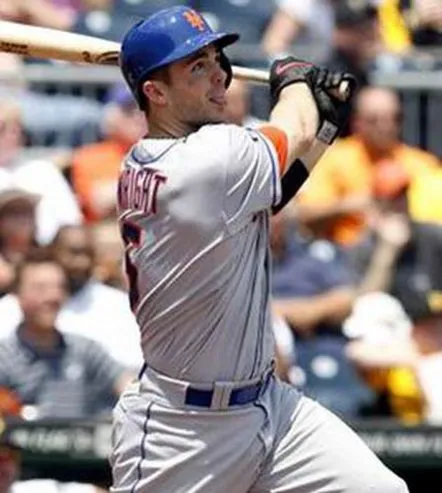 DAVID WRIGHT New York Mets 1987 Majestic Cooperstown Away Baseball Jersey 