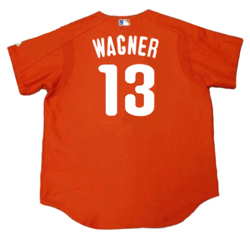 BILLY WAGNER Philadelphia Phillies 2005 Majestic Authentic Throwback Baseball Jersey 