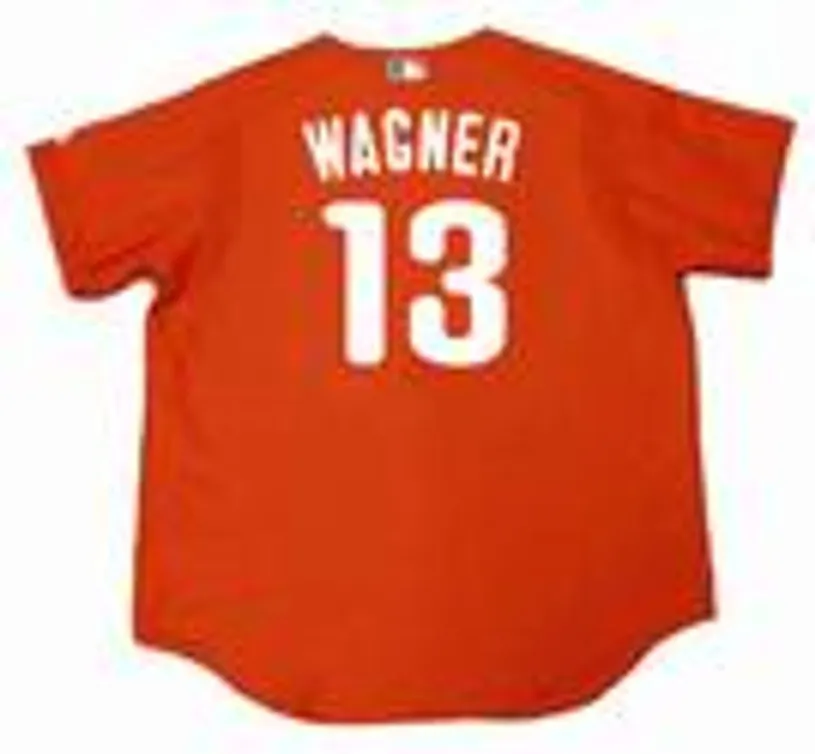 BILLY WAGNER Philadelphia Phillies 2005 Majestic Authentic Throwback Baseball Jersey 