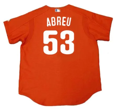 BOBBY ABREU Philadelphia Phillies 2003 Majestic Authentic Throwback Baseball Jersey 