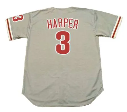 BRYCE HARPER Philadelphia Phillies Away Majestic Baseball Jersey 