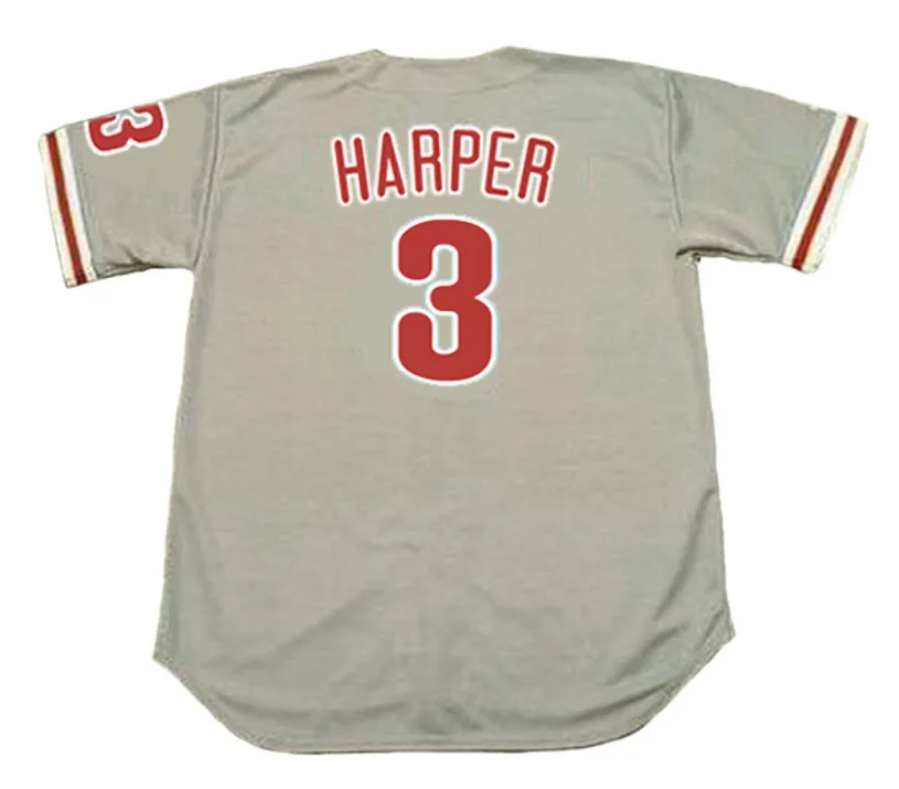 BRYCE HARPER Philadelphia Phillies Away Majestic Baseball Jersey 