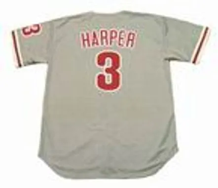 BRYCE HARPER Philadelphia Phillies Away Majestic Baseball Jersey 