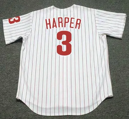 BRYCE HARPER Philadelphia Phillies Home Majestic Baseball Jersey 