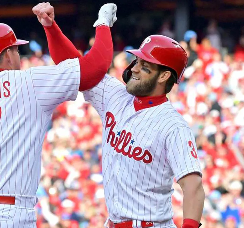 BRYCE HARPER Philadelphia Phillies Home Majestic Baseball Jersey 