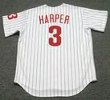 BRYCE HARPER Philadelphia Phillies Home Majestic Baseball Jersey 