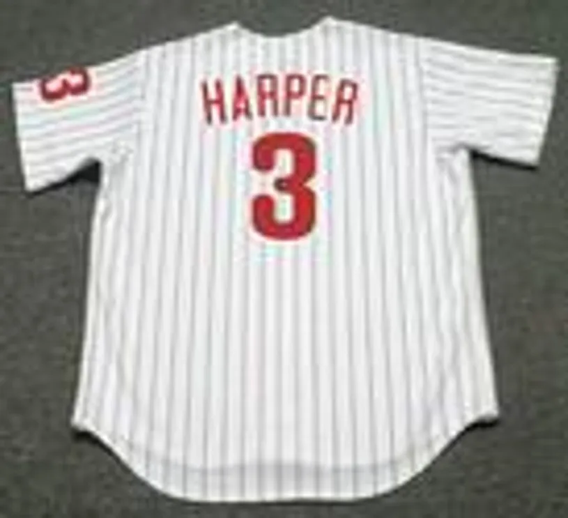 BRYCE HARPER Philadelphia Phillies Home Majestic Baseball Jersey 