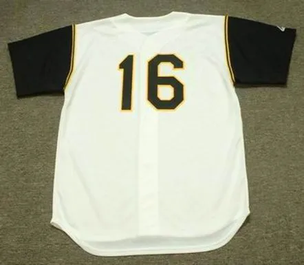 AL OLIVER Pittsburgh Pirates 1969 Majestic Throwback Home Baseball Jersey 