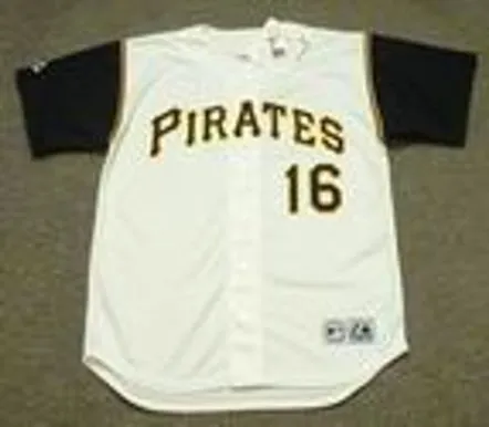 AL OLIVER Pittsburgh Pirates 1969 Majestic Throwback Home Baseball Jersey 