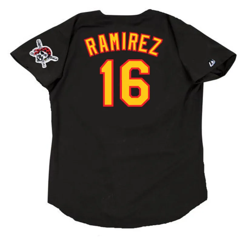 ARAMIS RAMIREZ Pittsburgh Pirates 2001 Majestic Throwback Baseball Jersey 