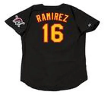 ARAMIS RAMIREZ Pittsburgh Pirates 2001 Majestic Throwback Baseball Jersey 