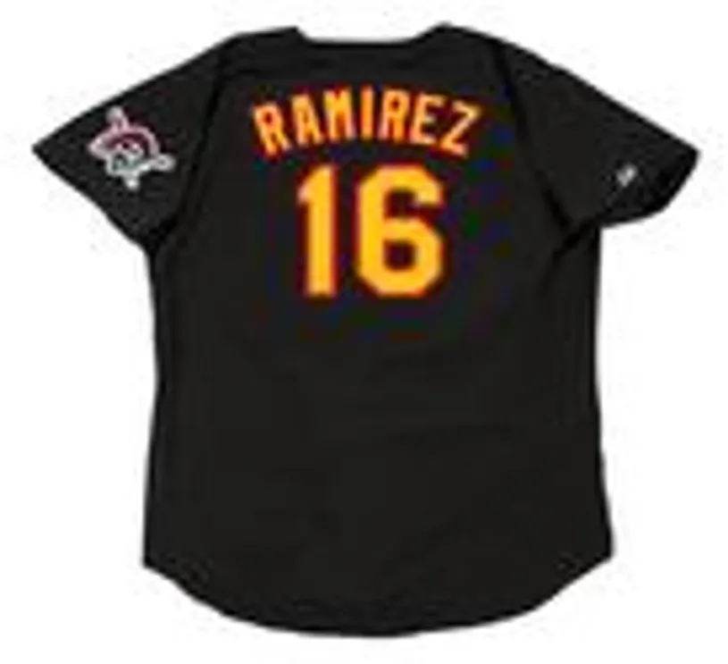 ARAMIS RAMIREZ Pittsburgh Pirates 2001 Majestic Throwback Baseball Jersey 