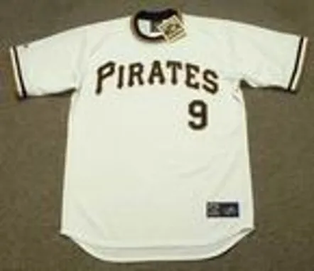 BILL MAZEROSKI Pittsburgh Pirates 1971 Majestic Cooperstown Throwback Baseball Jersey 