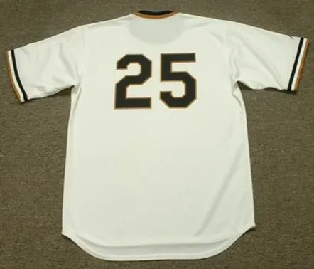 BRUCE KISON Pittsburgh Pirates 1971 Majestic Cooperstown Throwback Baseball Jersey 