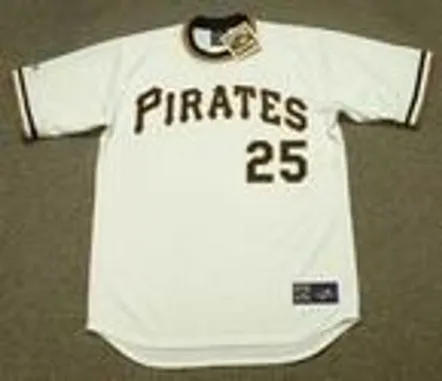 BRUCE KISON Pittsburgh Pirates 1971 Majestic Cooperstown Throwback Baseball Jersey 
