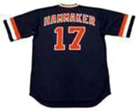 ATLEE HAMMAKER San Francisco Giants 1982 Majestic Cooperstown Away Baseball Jersey 