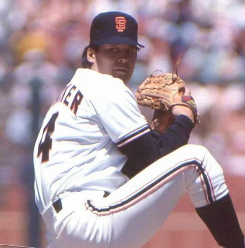 ATLEE HAMMAKER San Francisco Giants 1989 Majestic Cooperstown Away Baseball Jersey 