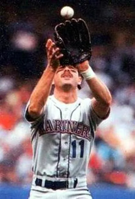 EDGAR MARTINEZ Seattle Mariners 1992 Away Majestic Baseball Throwback Jersey 